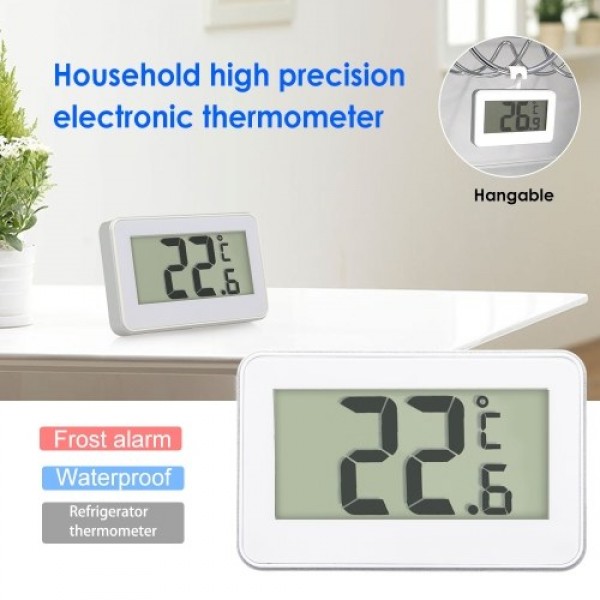 Digital LCD Refrigerator Thermometer Fridge Freezer Thermometer