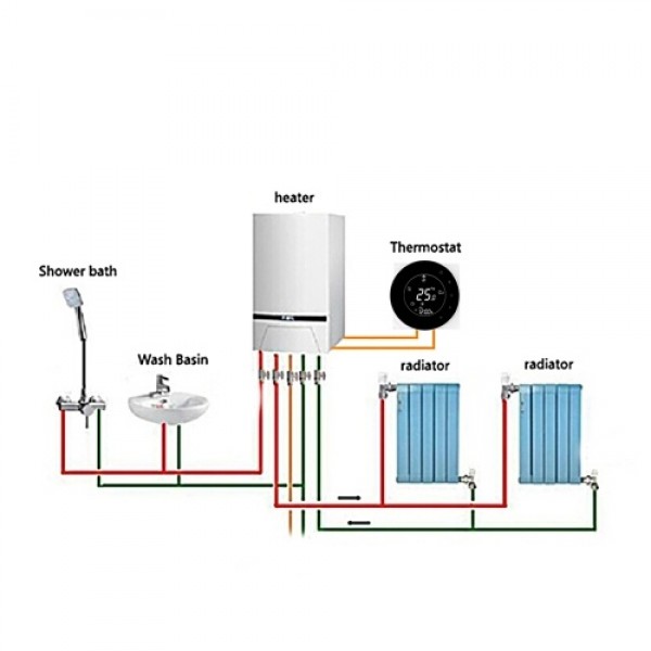 THP6000-GCLW Water/Gas Boiler Thermostat