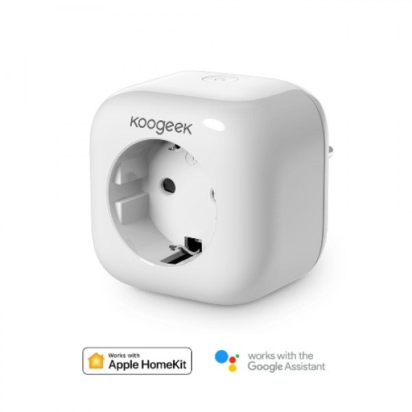 Koogeek Wi-Fi Enabled Smart Plug Compatible with Alexa Works with Apple HomeKit and the Google Assistant