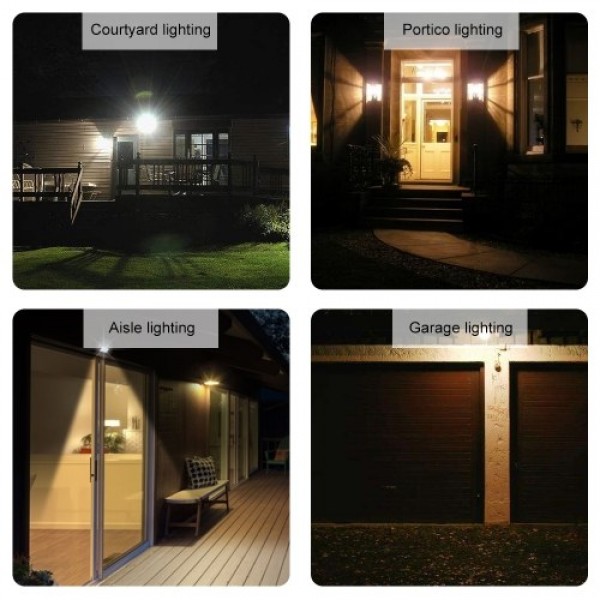 Waterproof Solar Powered PIR Motion Sensor Solar Sensor Wall Lights