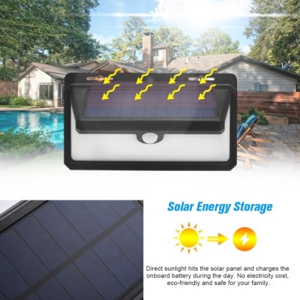 Waterproof Solar Powered PIR Motion Sensor Solar Sensor Wall Lights