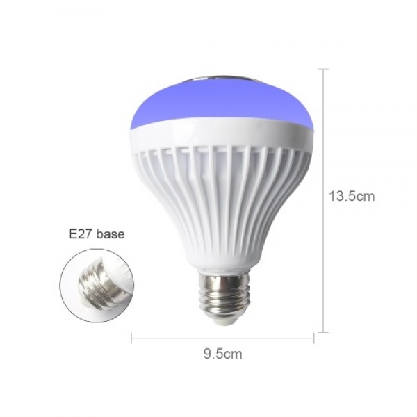 Wireless BT E27 Bulb Remote Control Smart Bulb