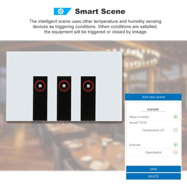 Wifi Touch Luxury Glass Panel Touch Screen Switch