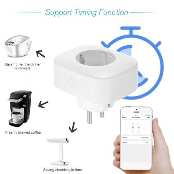 Mini Smart WiFi Socket Support Voice Control