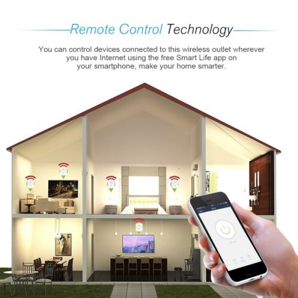 Mini Smart WiFi Socket Support Voice Control