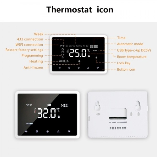 WIFI Smart Thermostat Smart Heating Radiator Thermostat