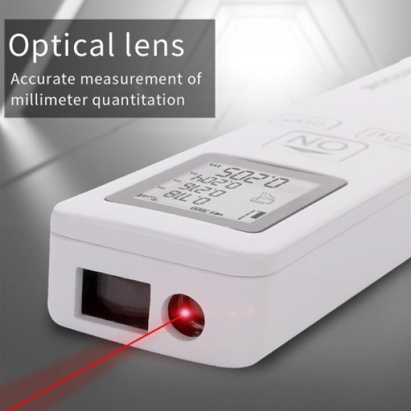 D35 Laser Rangefinder Infrared Measurement 115ft 35m Portable Mini Laser Distance Area Meter Battery Powered Digital Distance Me