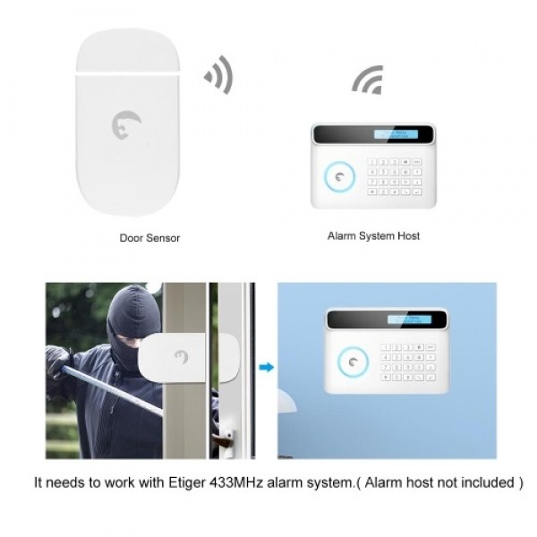 Etiger ES-D3C 433MHz Door Window Alarm Sensor