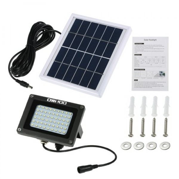 Solar Powered Floodlight 54 LED Solar Lights