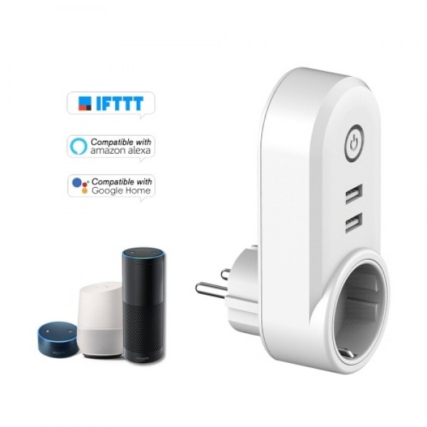 WIFI Smart Plug Remote Control Timing Function Smart Wall Socket