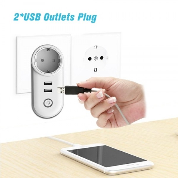 WIFI Smart Plug Remote Control Timing Function Smart Wall Socket