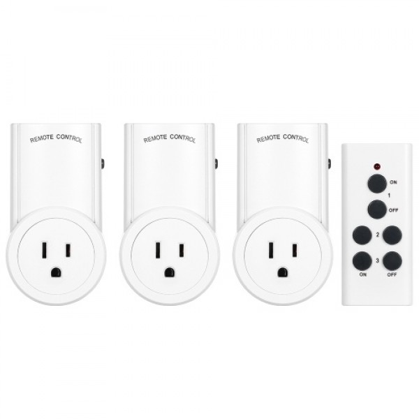 Remote Control Outlet Wireless Light Switch Electrical Plug