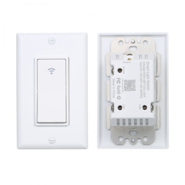 3 Way Smart Light Dimmer Switch In-Wall WiFi Smart Switch Compatible With Alexa and Google Assistant and IFTTT No Hub Required R