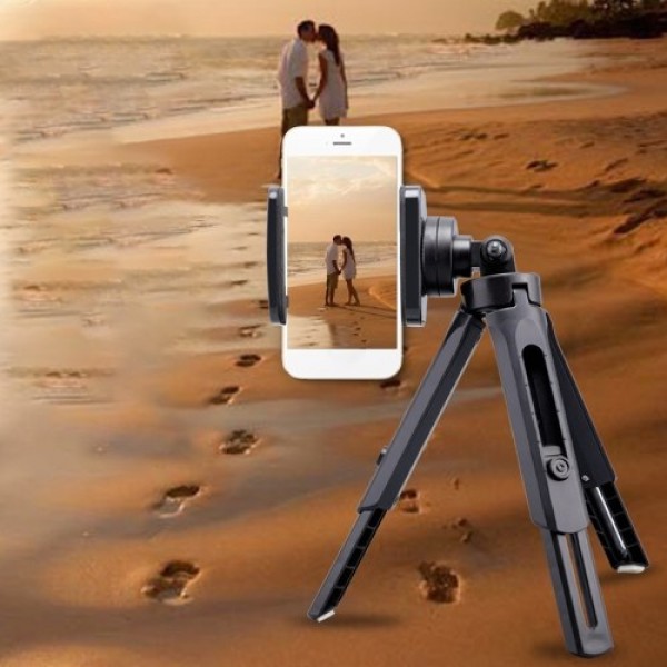 Phone Tripod Stand for Selfie &amp; Vedio Portable &amp; Adjustable Phone Stand Holder Mini with Universal Clip