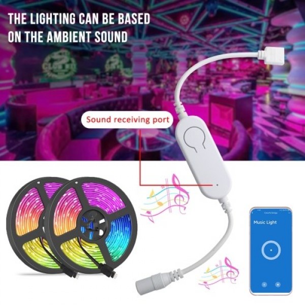 DC5V~12V WiFi RGB Controller LED Strip Light Controller