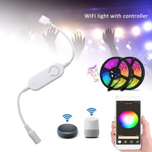 DC5V~12V WiFi RGB Controller LED Strip Light Controller