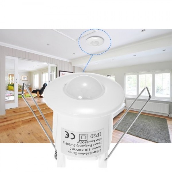 Mini Infrared Motion Sensor Switch 360 Degree PIR Detection