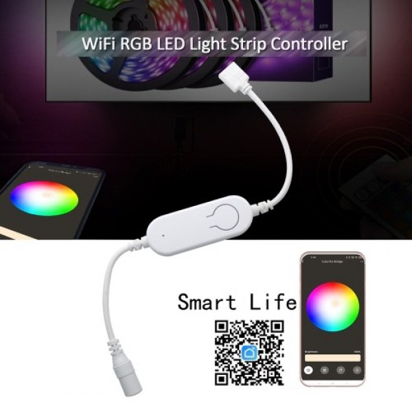 DC5V~12V WiFi RGB Controller LED Strip Light Controller