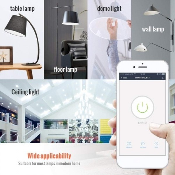 Fcmila TY007 Smart WiFi Light Bulb LED RGB Color Changing