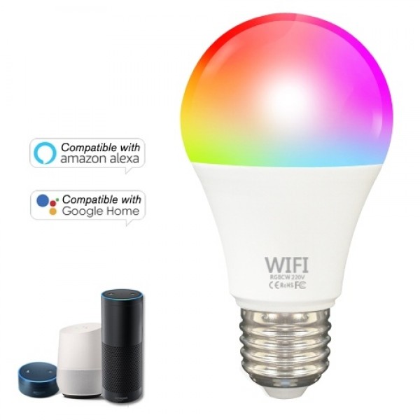 Fcmila TY007 Smart WiFi Light Bulb LED RGB Color Changing