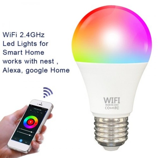 Fcmila TY007 Smart WiFi Light Bulb LED RGB Color Changing