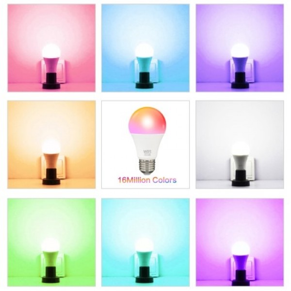 Fcmila TY007 Smart WiFi Light Bulb LED RGB Color Changing