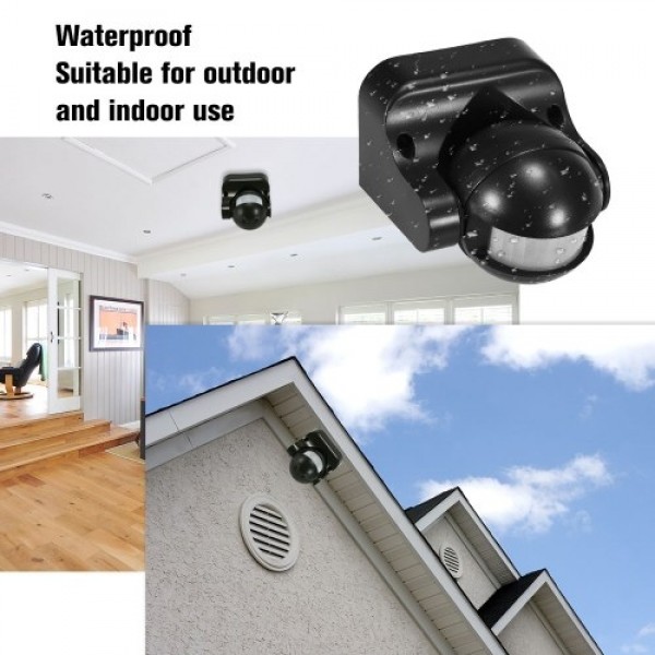 AC 220V-240V 180 Degree Outdoor IP44 Security PIR Infrared Motion Sensor Switch