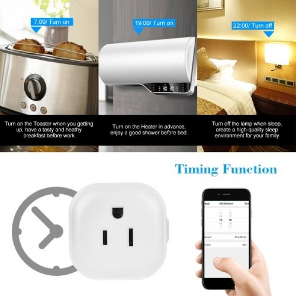 Mini Wifi Smart Socket with Energy Monitoring Function