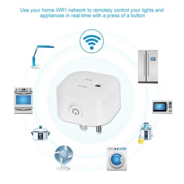 Mini Wifi Smart Socket with Energy Monitoring Function