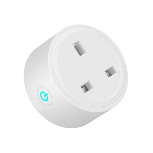 BSD29 10A WiFi Smart Socket UK Plug Smart Life APP Remote Control Voice Control Compatible with Amazon Alexa &amp; Google Assist