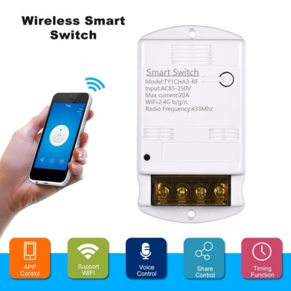 WIFI Smart Switch 10A Wireless Light Timer