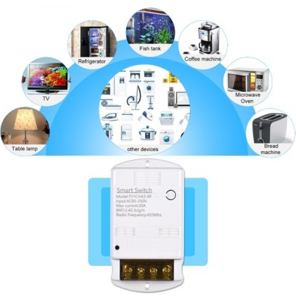 WIFI Smart Switch 10A Wireless Light Timer