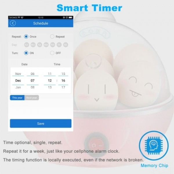 WIFI Smart Switch 10A Wireless Light Timer