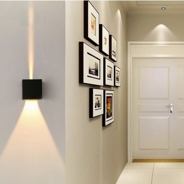 Modern COB LED Waterproof Wall Lamp Warm white light 12W