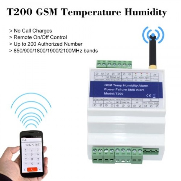 GSM Temperature Humidity Alarm