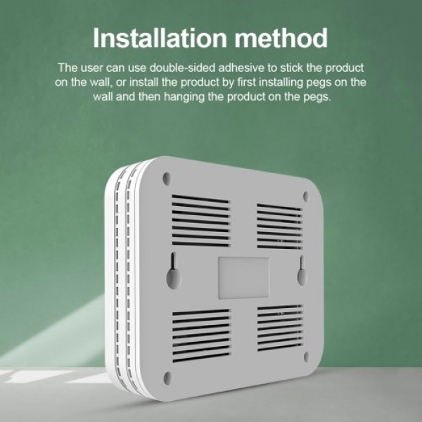 X7 Wall-mounted Air Quality Detector HCHO CO2 Accurate Monitoring Sound Alarm for Home Office