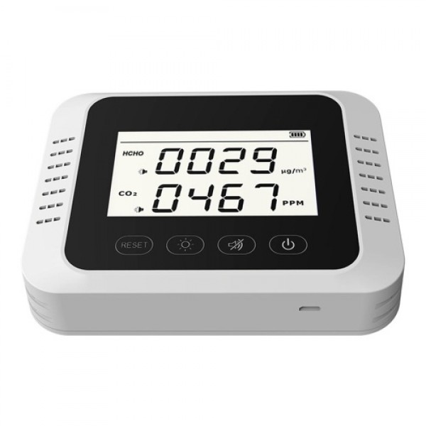 X7 Wall-mounted Air Quality Detector HCHO CO2 Accurate Monitoring Sound Alarm for Home Office