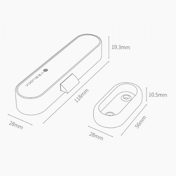 YEELOCK Smart Drawer Lock E Keyless Lock ZNGS02YSB