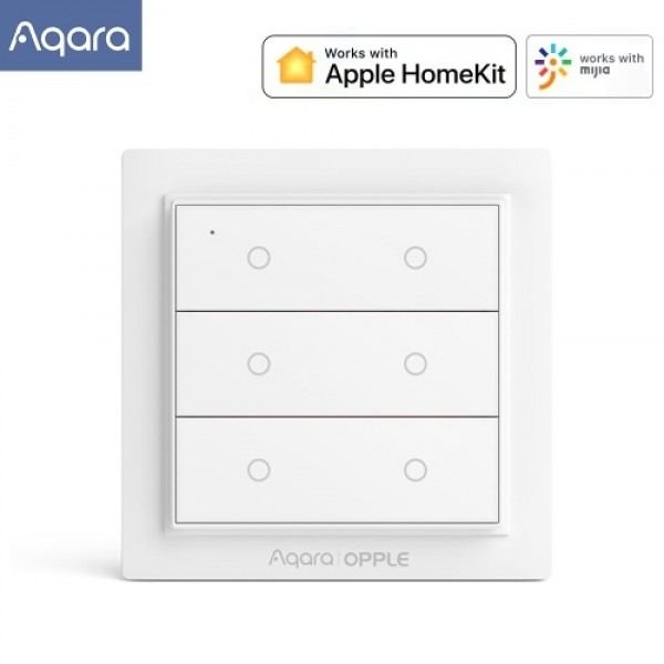 Aqara|OPPLE Wireless Switch Smart Homekit Working with  Home App Magnetic Wall Switch Zigbee 3.0