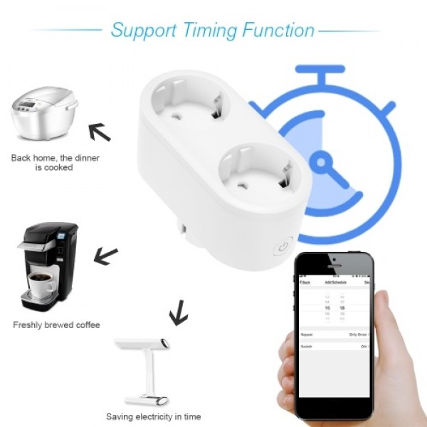 2PCS Smart WiFi Socket EU Type E