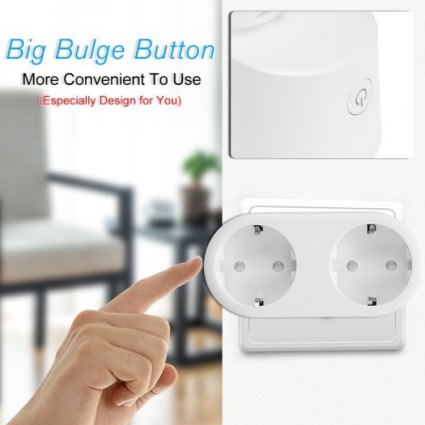 2PCS Smart WiFi Socket EU Type E