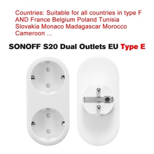 2PCS Smart WiFi Socket EU Type E