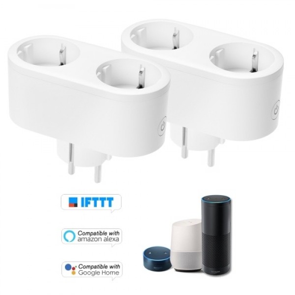 2PCS Smart WiFi Socket EU Type E