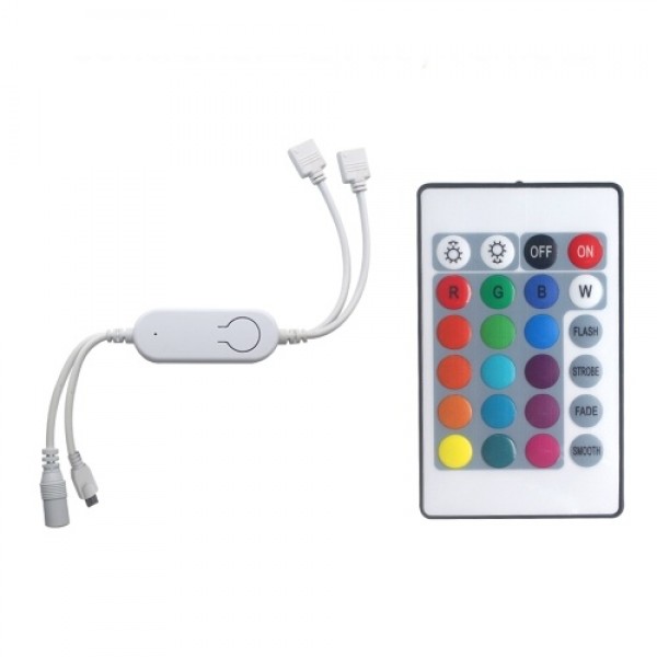 DC5V~12V IR+WiFi RGB Controller LED Strip Light Controller