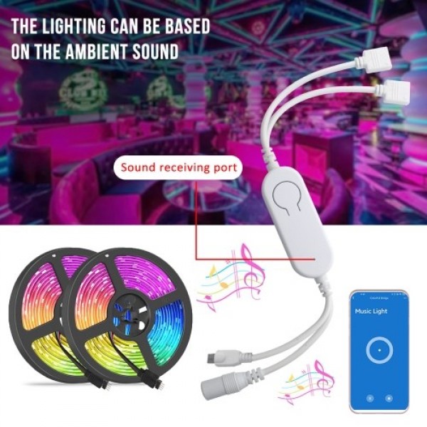 DC5V~12V IR+WiFi RGB Controller LED Strip Light Controller