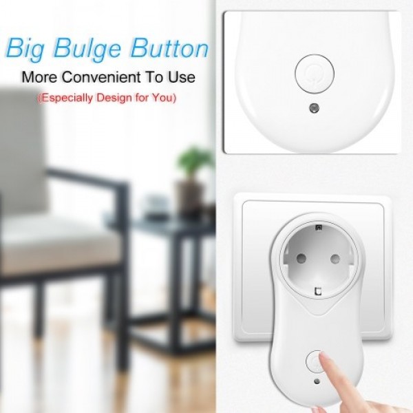 Smart WiFi Socket EU Type E with USB Outlet Remote Control