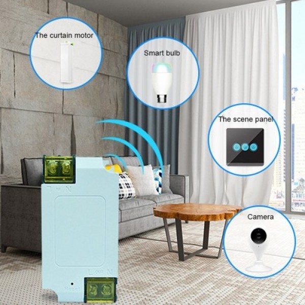 15A graffiti wifi on-off device wifi switch smart home remote control timing electric lamp universal modification piece DIY