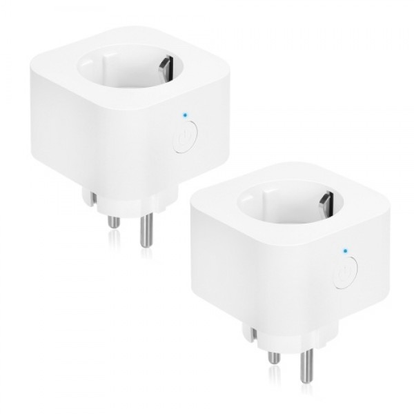 2PCS Mini Smart WiFi Socket EU Type F