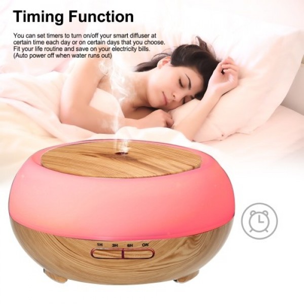 Smart Wifi Wireless LED Night Lamp 400ml Humidifier Essential Oil Aromatherapy Mist Diffuser