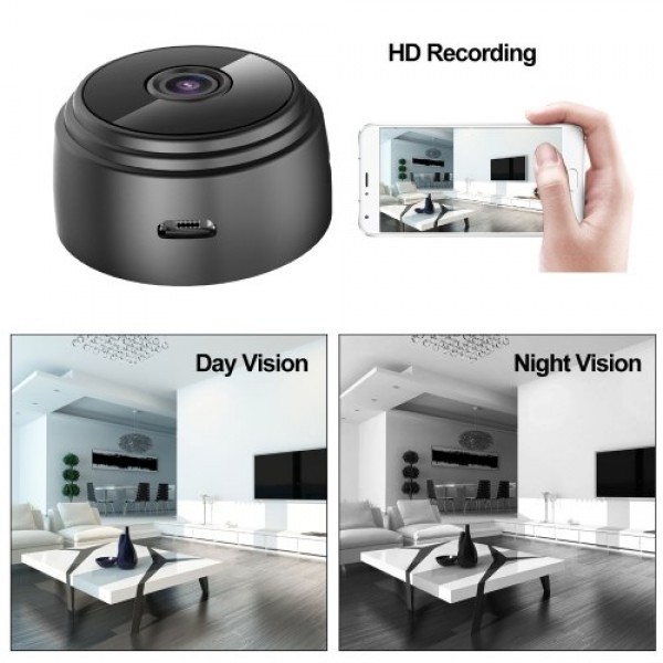 A9 IP Camera Home Wireless WiFi Security Camera Surveillance Camera APP Control Motion Detection Night Vision for Store Office H